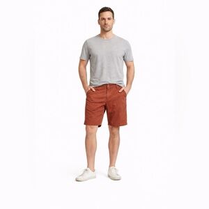 Old Navy Lived-In Straight Shorts Rust Red Size 33